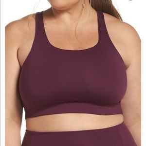Girlfriend Collective Paloma bra plum